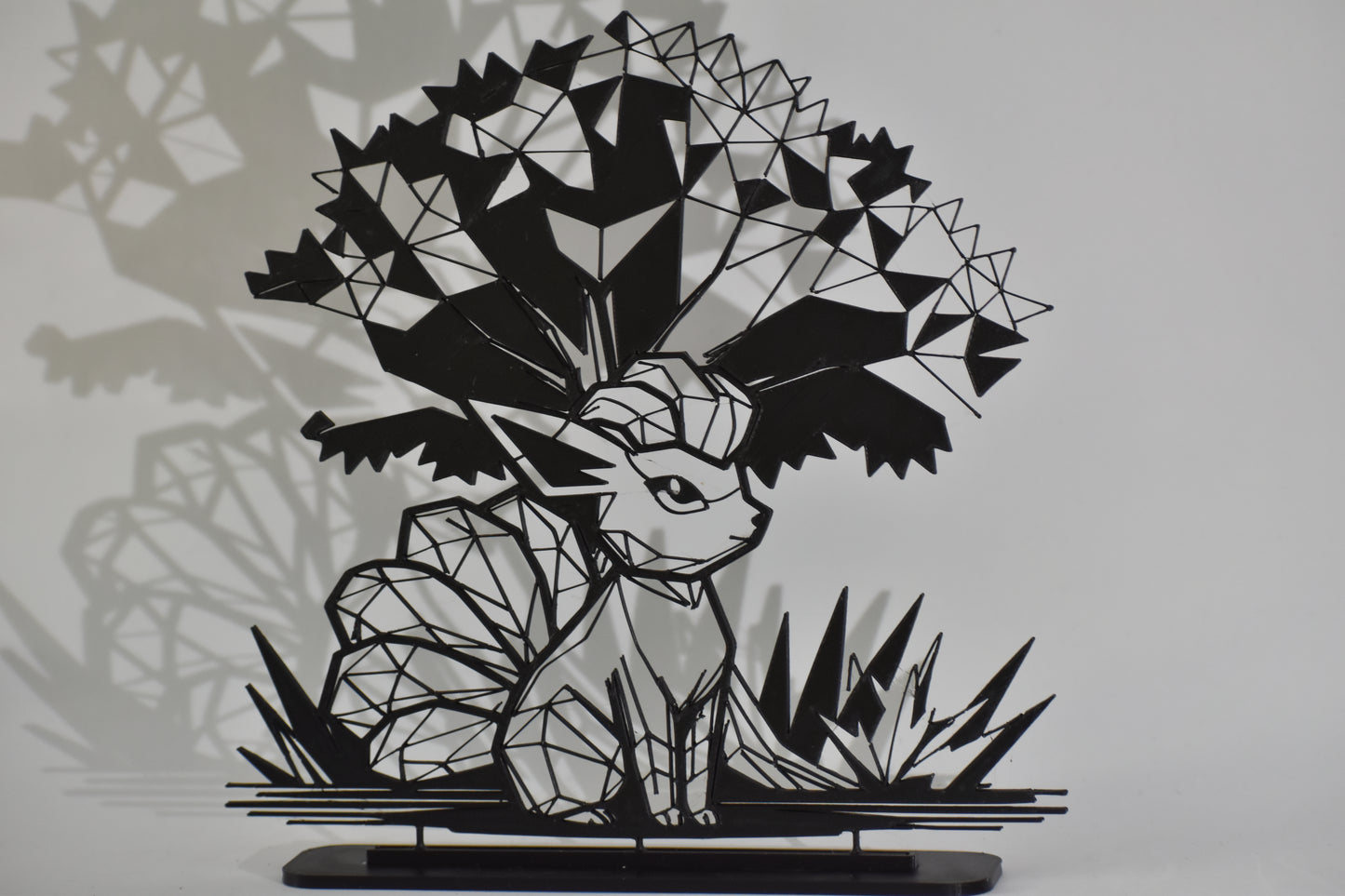 Figura Decorativa Pokémon - Diseño Art Line | Modelo: Vulpix tree version