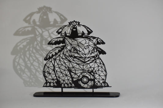 Figura Decorativa Pokémon - Diseño Art Line | Modelo: Venusaur