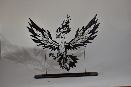 Figura Decorativa Pokémon - Diseño Art Line | Modelo: Moltres