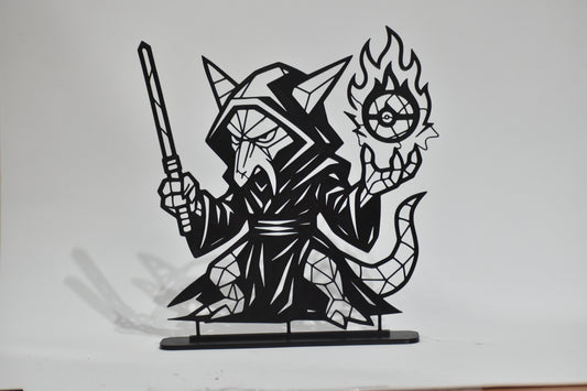 Figura Decorativa Pokémon - Diseño Art Line | Modelo: Alakazam