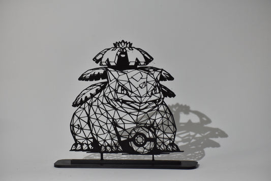Figura Decorativa Pokémon - Diseño Art Line  | Modelo: Venusaur