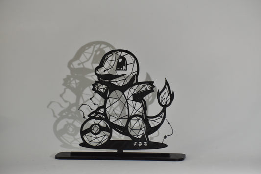 Figura Decorativa Pokémon - Diseño Art Line | Modelo: Charmander