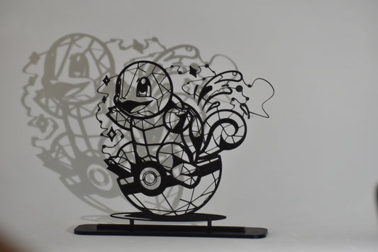 Figura Decorativa Pokemon - Diseño Art Line| Modelo: Squirtle