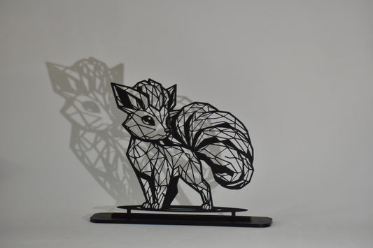 Figura Decorativa Pokémon - Diseño Art Line  | Modelo: Vulpix
