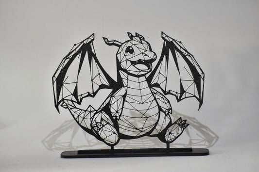 Figura Decorativa Pokémon - Diseño Art Line | Modelo: Baby Dragonite