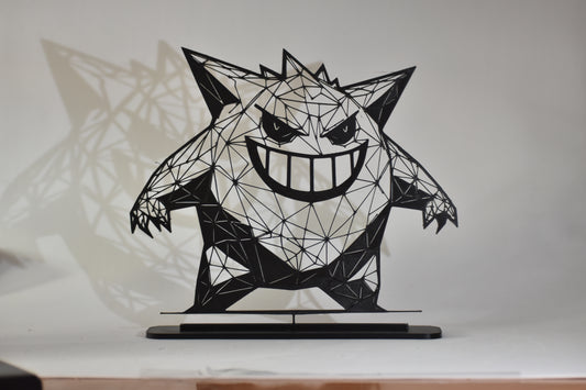 Figura Decorativa Pokémon - Diseño Art Line| Modelo: Gengar