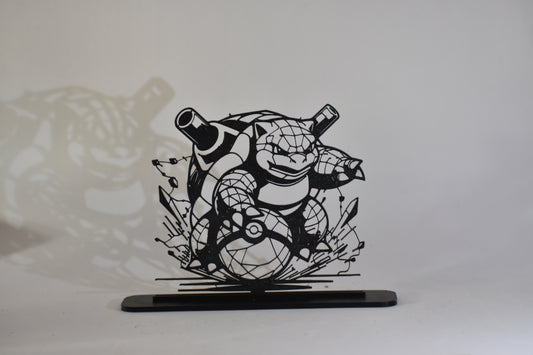 Figura Decorativa Pokémon - Diseño Art Line  | Modelo: Blastoise