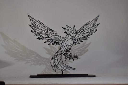 Figura Decorativa Pokémon - Diseño Art Line  | Modelo: Articuno