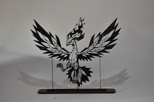 Figura Decorativa Pokémon - Diseño Art Line  | Modelo: Moltres