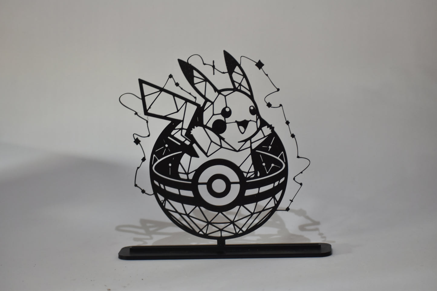 Figura Decorativa Pokemon - Diseño Art Line | Modelo: Pikachu