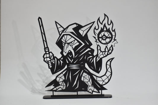 Figura Decorativa Pokémon - Diseño Art Line  | Modelo: Alakazam
